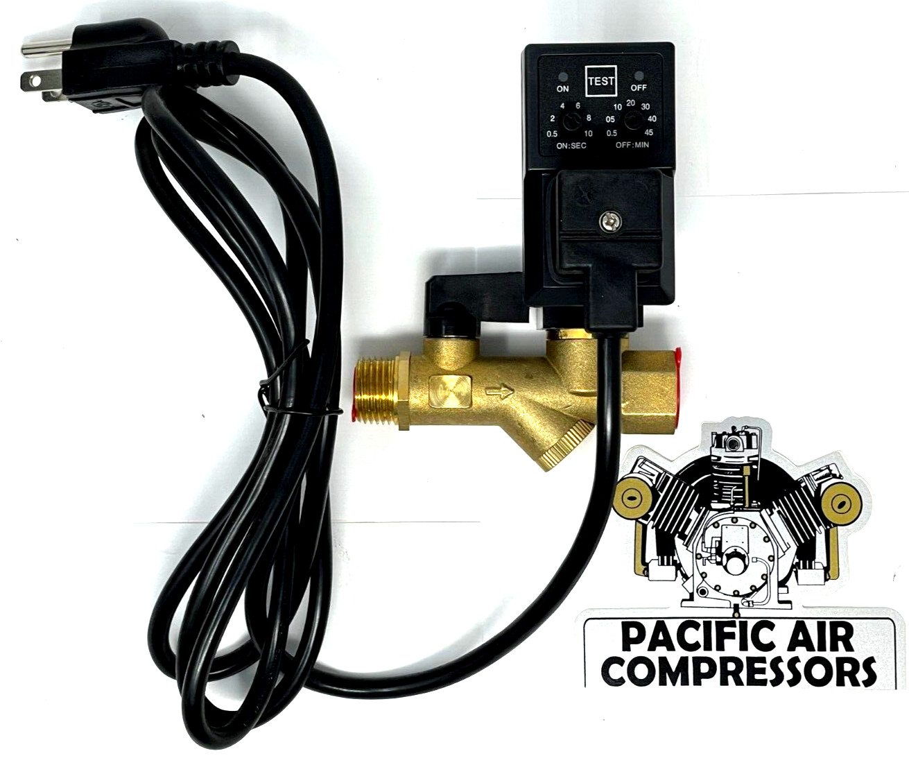 Electric Auto Tank Drain With Strainer 120 Volt