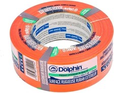 Box of 12 - 2" x 50M Orange Dolphin Brick/Rough Surface UV Mask Tape.