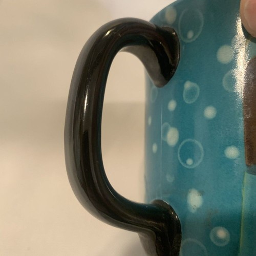 Keith Kimberlin Encore Group Yellow Lab Puppy Dog Blue Animal Bubbles Cup Mug - Picture 4 of 7