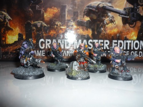 5 Acolyte Hybrids genestealer cult peint ( salaise figurines