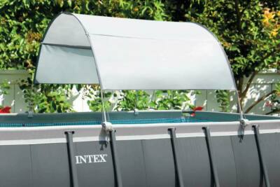 28054 Intex Pool Sonnendach Sonnenschutz Sonnensegel überdachung für Intex Frame