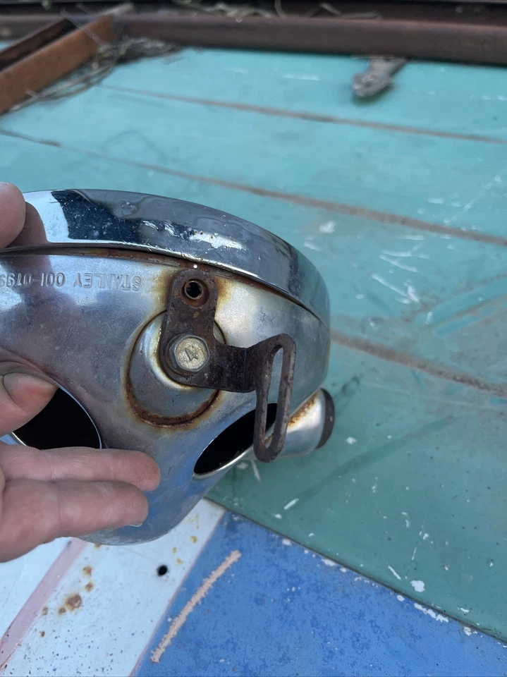 Faro vintage Kawasaki KZ KZ750 Stanley 001-0799 SAE M7 001-1014 KZ900 Z1000 Foto 4 de 4