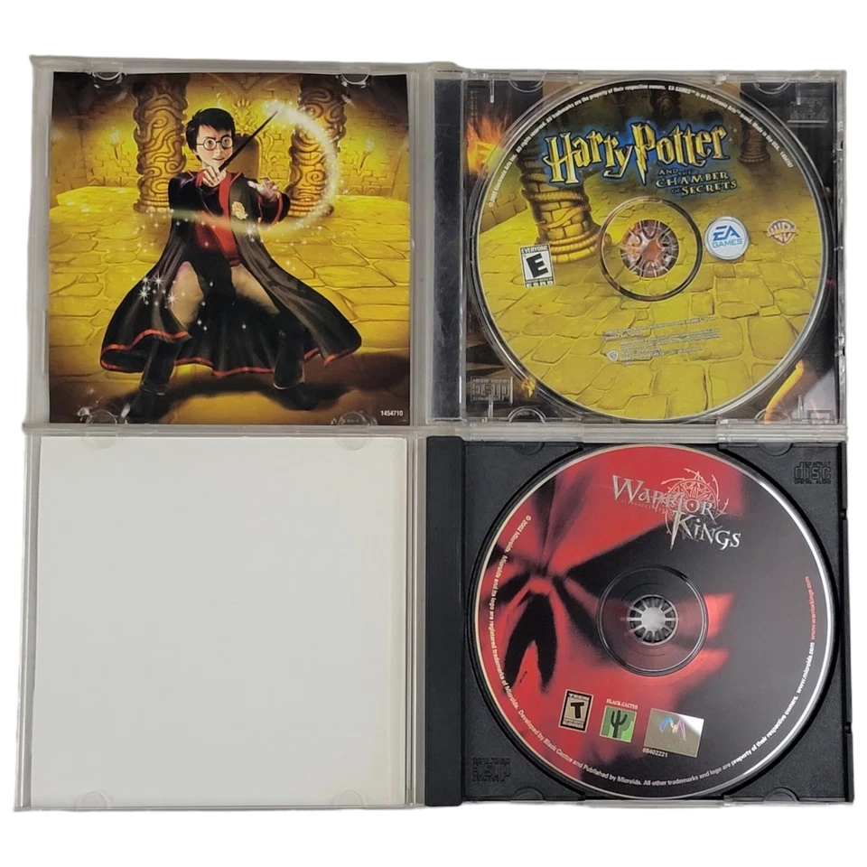 PC Games Mixed Lot of 5 Harry Potter, Warrior Kings, Asteroids, & More - Image 2 of 4