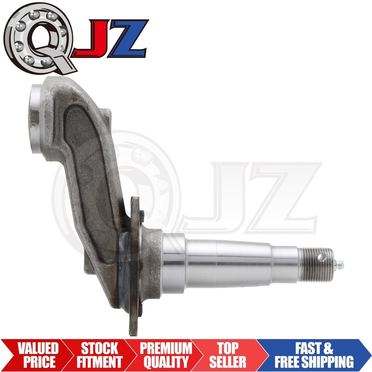 Qty.1] #84 E-Z Lube Weld-On Spindle w/ Brake Flange For 3500lbs