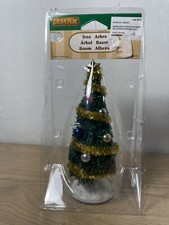 LEMAX VILLAGE "SPARKLING GREEN CHRISTMAS TREE" 14884  IOB  FREE SHIPPING