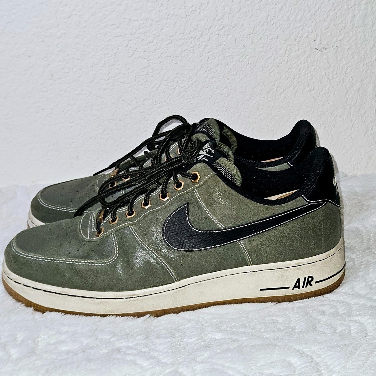 Nike Air Force Low Men's Size Medium Olive/Black 488298-206