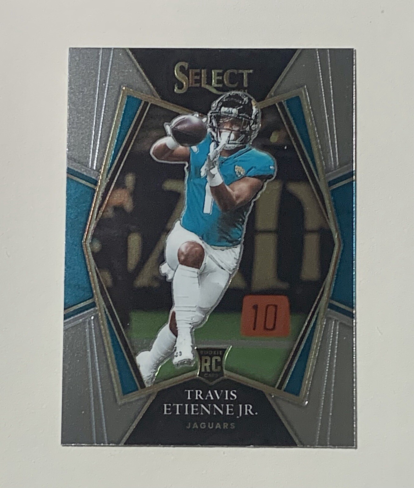 2021 Panini Select Travis Etienne Jr. Premier Level RC #154 Jacksonville Jaguars