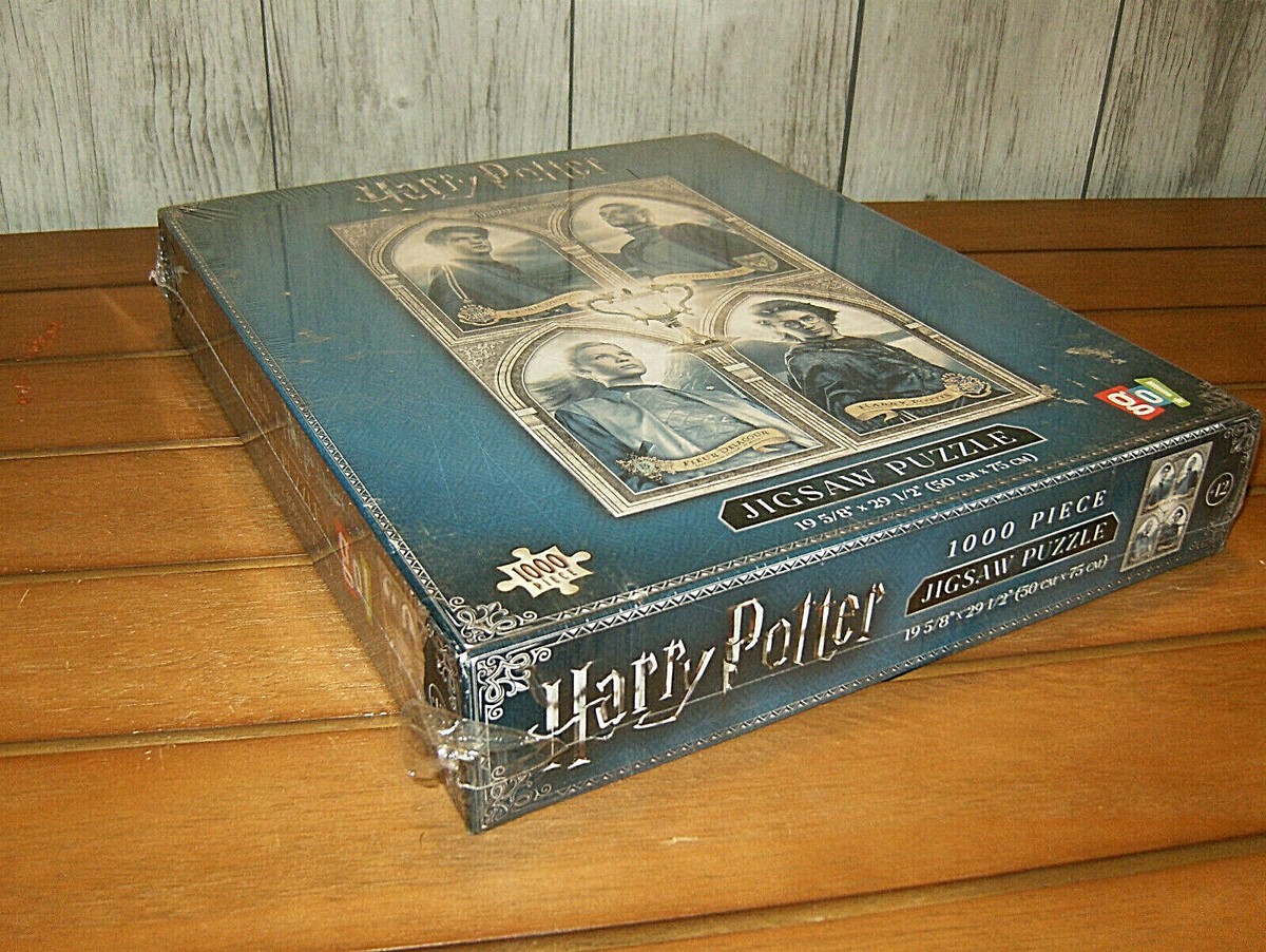 Puzzle 1000 Pezzi - Harry Potter Hogwarts Castle On Fire - Crown - Edizione 2019