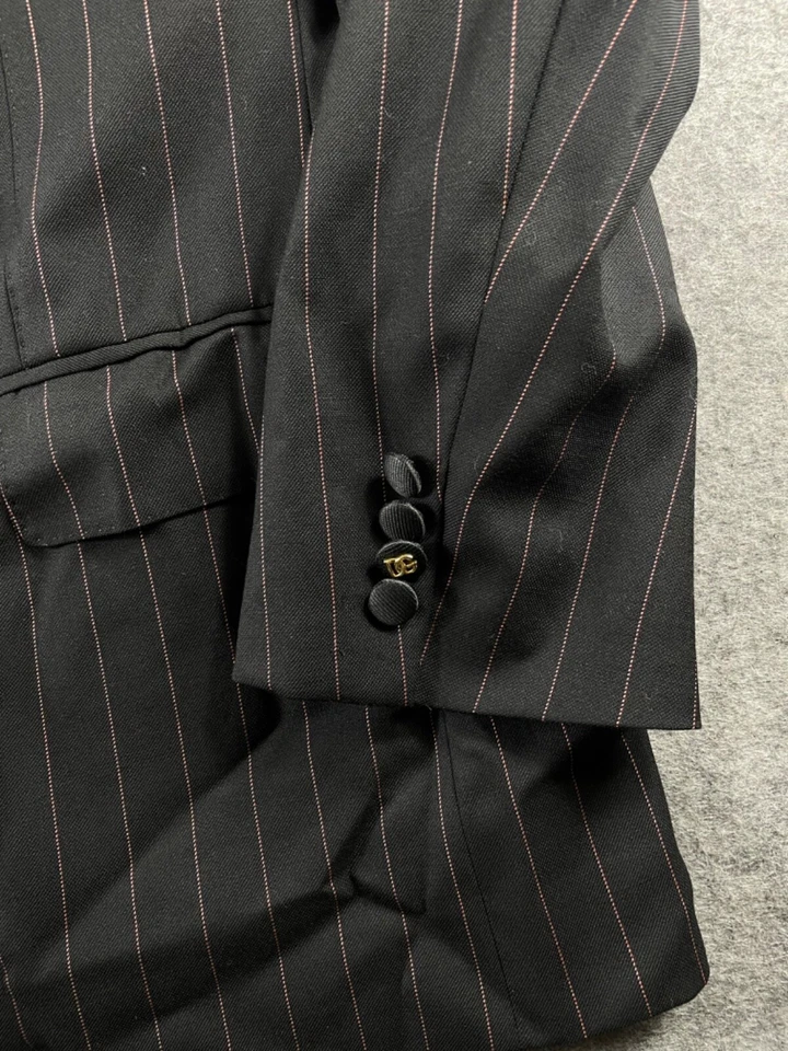 Traje DOLCE & GABBANA Matricola Modelo GKGJMT 2 Piezas Rayas Negras EU 52 Foto 3 de 4