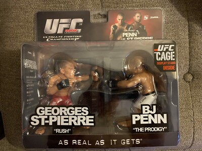 GSP VS BJ PENN UFC Round 5 Versus 2 Exclusive 2 Pack Figure MINT PACKAGE