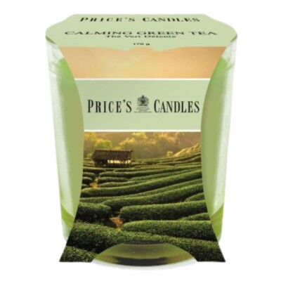 (40,59 EUR/kg) Prices Candles - Duftkerze Calming Green Tea - 170g Glas