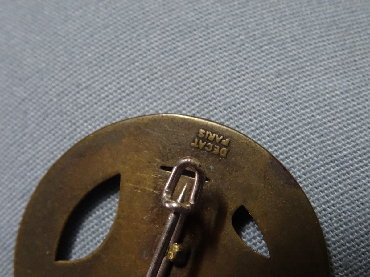 Broche Vintage – École De Ski Internationale – Insigne Rare