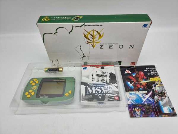CONSOLE WONDERSWAN MOBILE SUIT GUNDAM MSVS ZEON LIMITED JAPAN USED