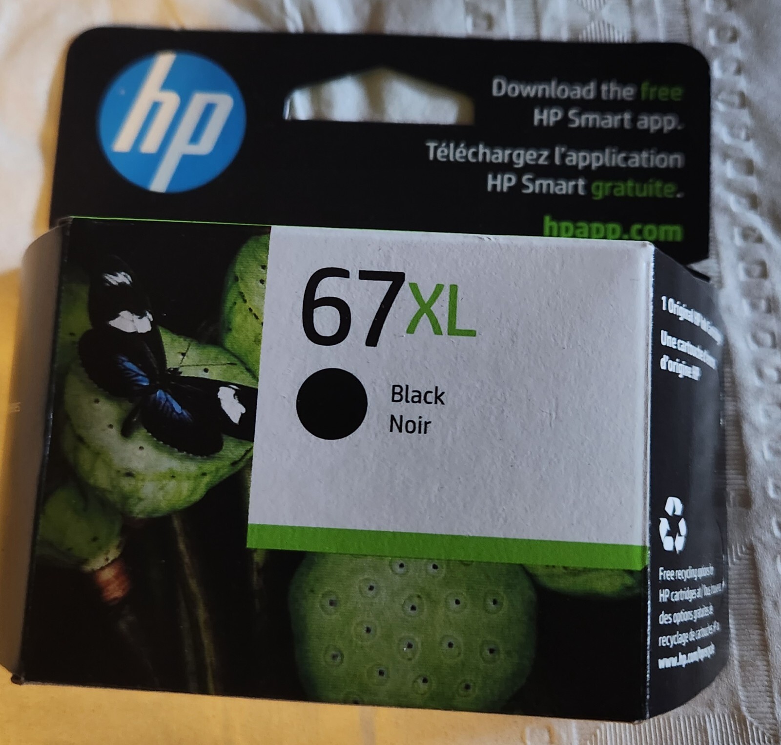 *NEW HP 67XL Black High Yield Ink Cartridge (3YM57AN#140) 240 PG DEC 2025 EXPIRY