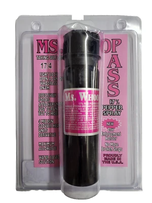 ULTIMATE DEFENSE Ms. Whoop Ass 17% Pepper Spray 4oz