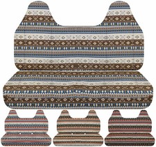 Fits 95-04 Toyota Tacoma Aztec Boho Truck Bench Seat Covers Molded Headrest