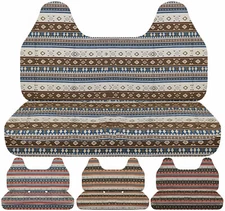 Fits 95-04 Toyota Tacoma Aztec Boho  truck bench  seat covers  molded headrest