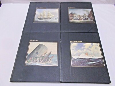 4 TIME LIFE SEAFARERS FIGHTING SAIL EAST INDIAMEN WHALERS THE LUXURY YACHTS 