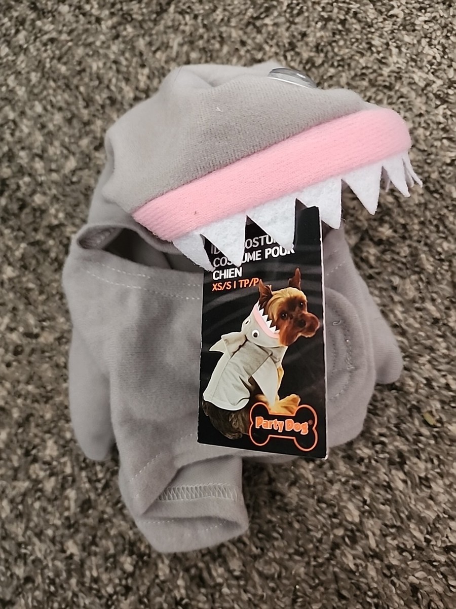 Party Dog Shark Pet Halloween Costume Vest Size XS/S #2598 Dress