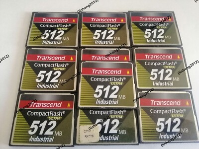 10pcs Transcend 512MB Ultra Speed Industrial CF Card (ts512mcf100i)