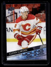 2020-21 Upper Deck #726 Glenn Gawdin Young Guns Flames