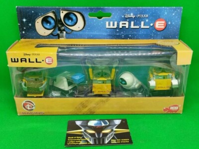 Rare DICKIE TOYS SIMBA DISNEY PIXAR WALL-E WALL E RACING FIVE ROBOT SET NEW MISB