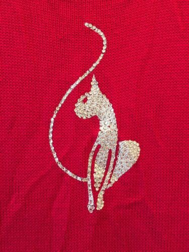 Baby Phat Juniors/Women’s Knit Sweater Dress Y2K Cotton Acrylic Red Size XL - Picture 4 of 4