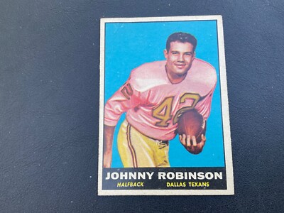1961 TOPPS FOOTBALL 5-189 PICK CARDS YOU WANT