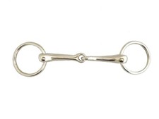Equine Horse O Ring Snaffle Bit 5"