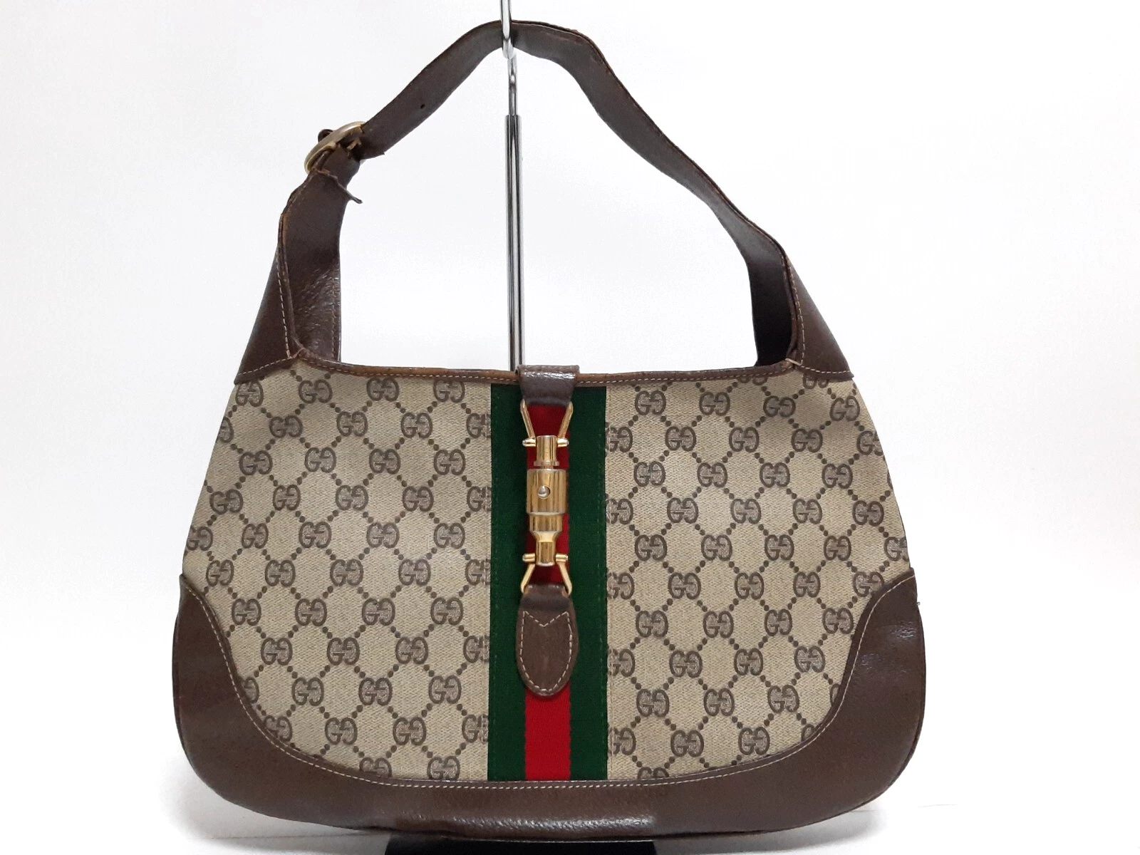 Sac à main Gucci Jackie une épaule fourre tout GG Supreme Sherry Line sac pour femme