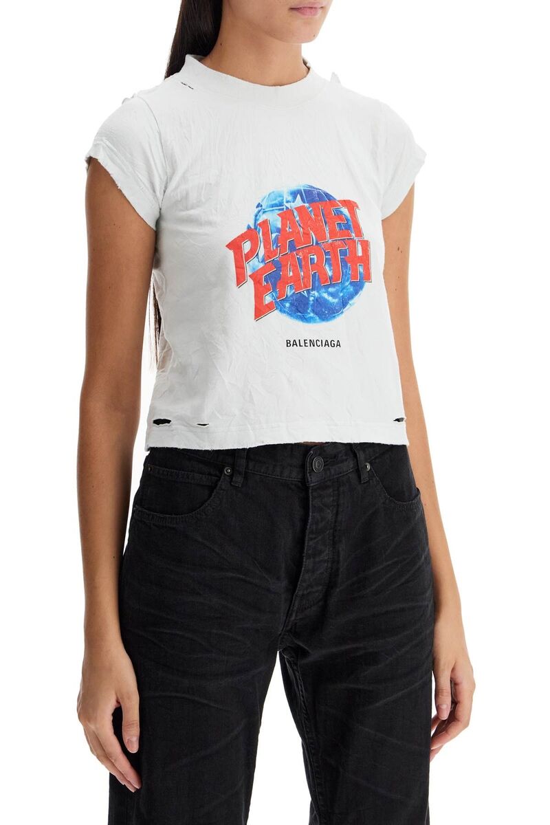 Shrunk 'Planet Earth' T-shirt BALENCIAGA Woman Tg. S Shrunk 'Planet Earth' T-shirt BALENCIAGA Woman Tg. S