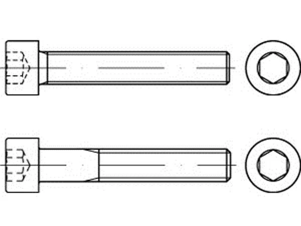 Viti Cilindro din 912 Titanio Grado 2 Brugola Ø M1 - M12, Viti IN Titanio - Immagine 4 di 4