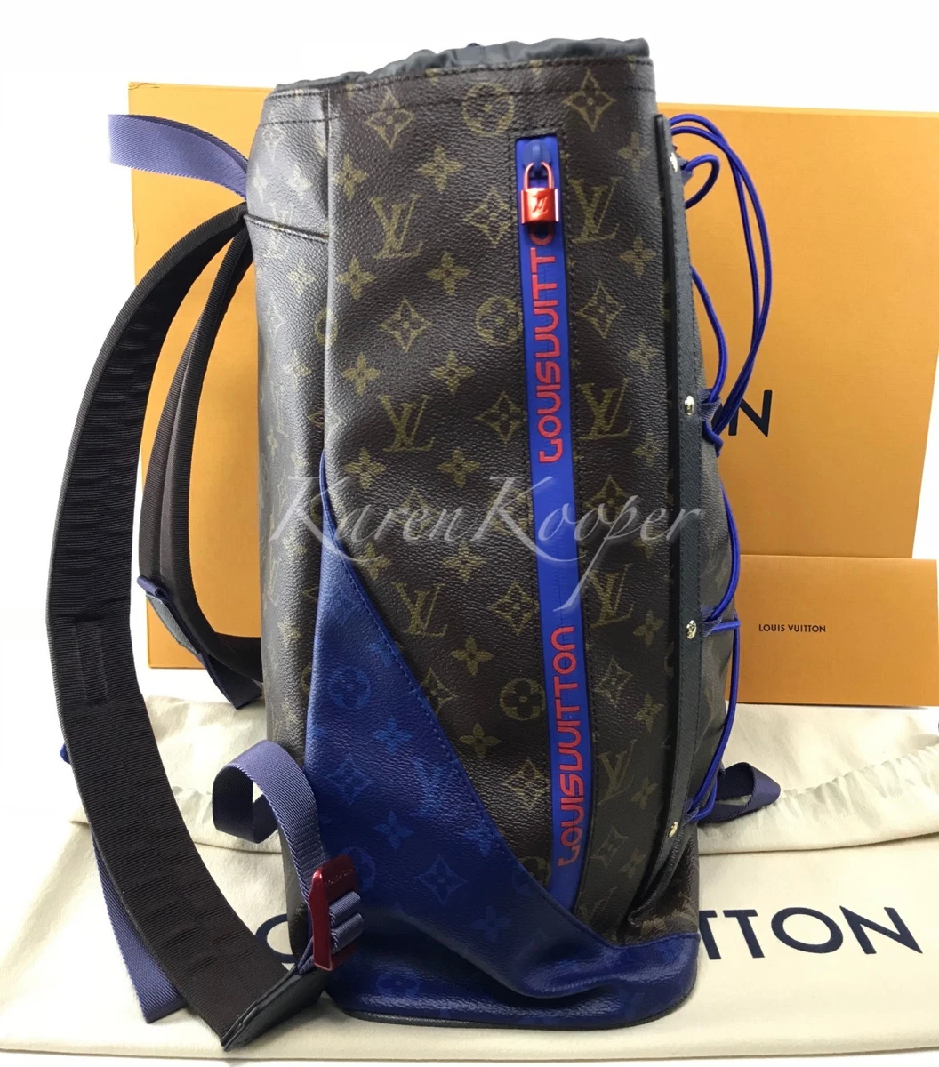 Louis Vuitton Outdoor Messenger Monogram Pacific Taiga Blue