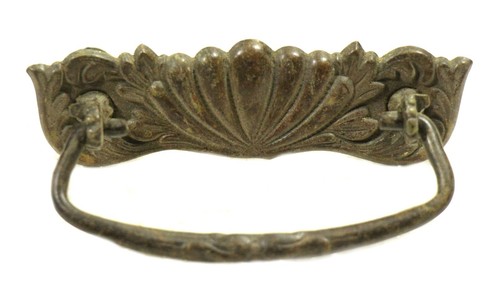 Pair of Pressed Brass Victorian Bail Drawer Pulls - Picture 3 of 6