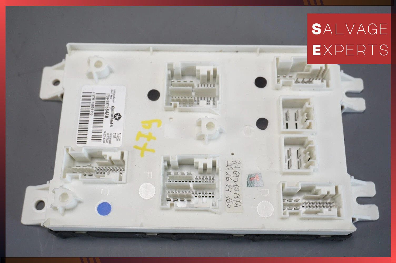 2014-2018 Maserati Ghibli BCM Body Computer Control Module Unit 04787684AD OEM