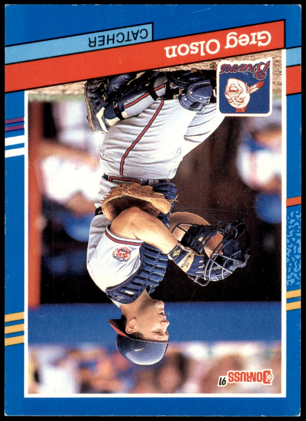 Greg Olson #285a 1991 Donruss