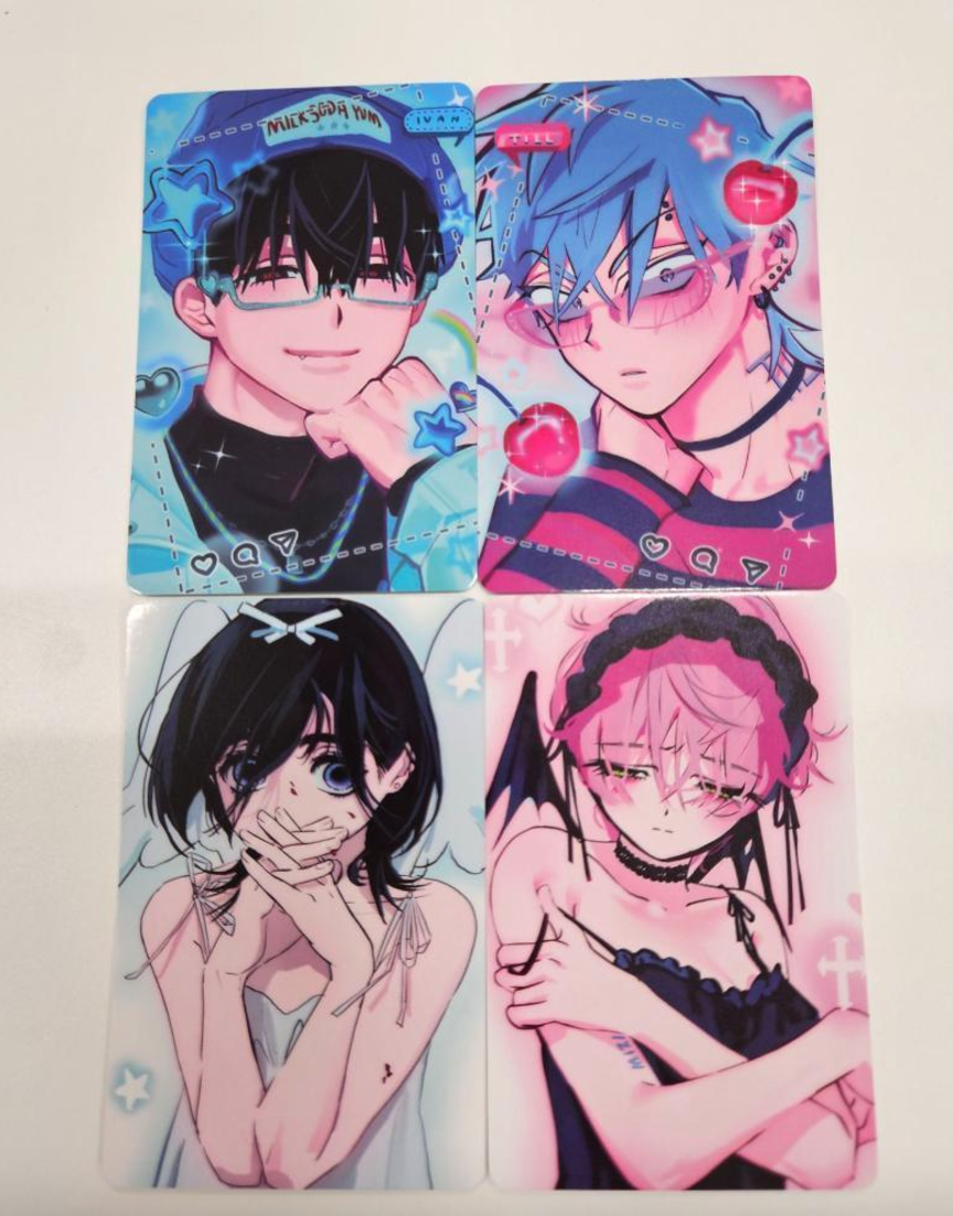 ALIEN STAGE Cafe China Limited Official Card Set of 4 Ivan ALIEN STAGE Cafe China Limited Official Card Set of 4 Ivan