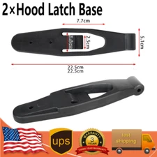 For Kenworth T300 T600 T800 W900 Peterbilt 2PCS Hood Latch Base L56-0001 New