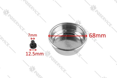 Gaggia Filter Creme 2 Tassen Pulver Maschine Caffè Baby Class Evolution Nina