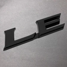 Matte Black For Camry Sienna LE Letter Rear Trunk Liftgate Emblem Badge Sticker