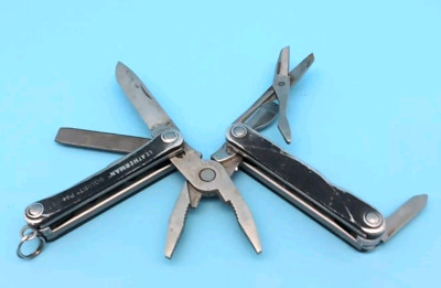 Leatherman Squirt PS4 Multi Tool Knife Pliers Scissors MATTE BLACK Q91
