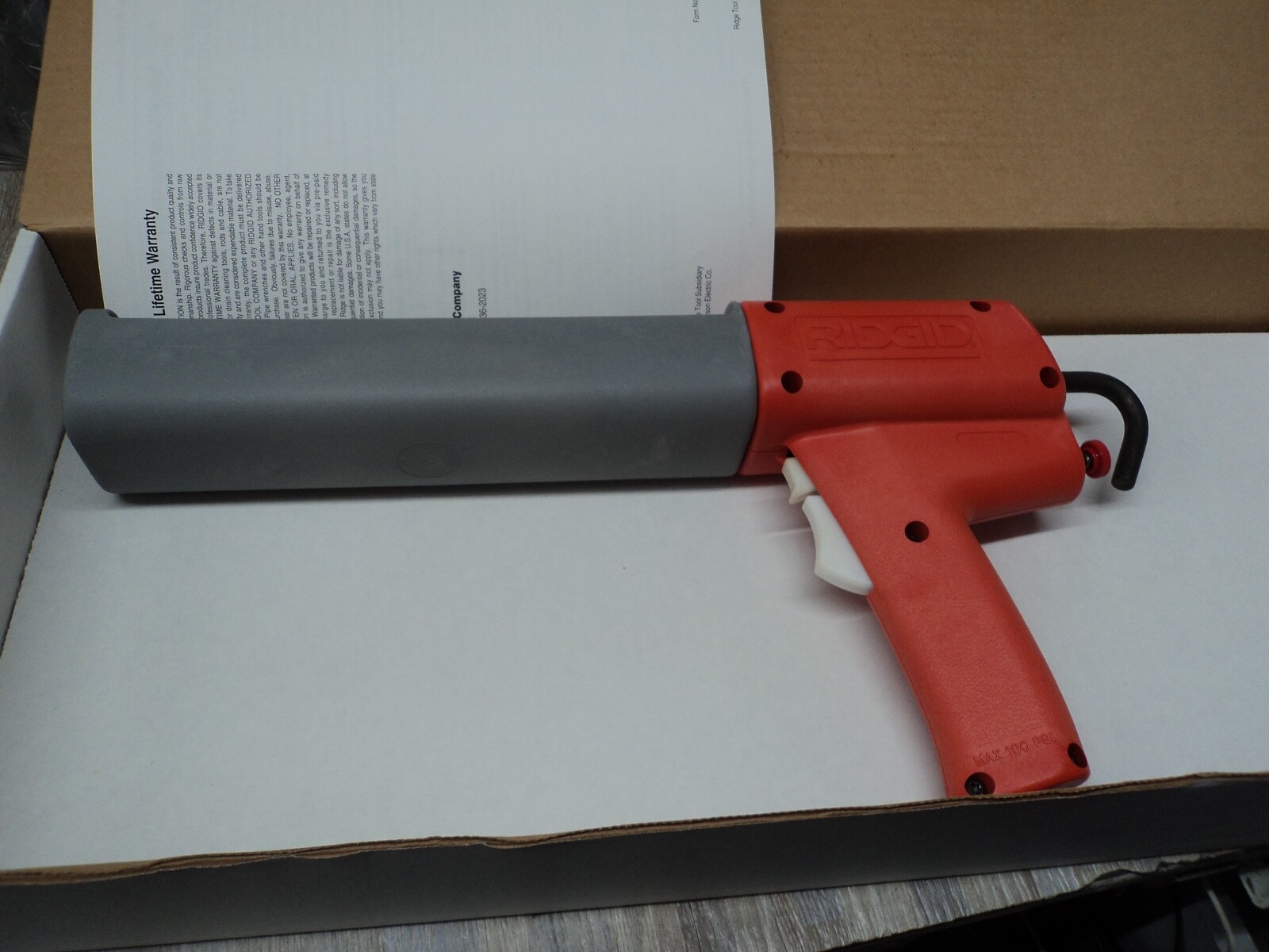 Ridgid RG10 51887 Compressor Powered Caulk Gun 10 Oz Cartridges BRAND