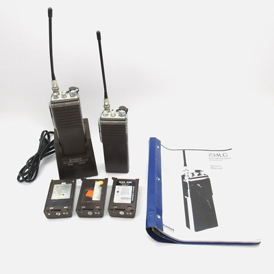 Standard UHF FM Radio Transceiver Pair C734L Fireman Prop - Partly Tested; READ