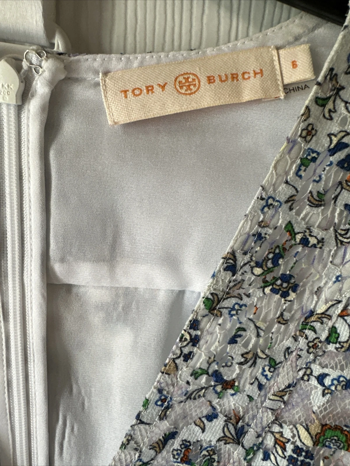 abito tory burch taglia 6 pizzo
