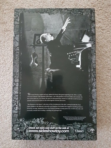 Sideshow Universal Monsters PHANTOM OF THE OPERA 12'' Figure Silver Lon Chaney - Picture 5 of 6