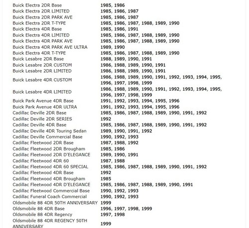 Cadillac Deville 1985-1993 OEM suspensión trasera derecha nudillo - Imagen 7 de 8