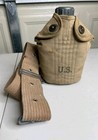WW II US , Canteen Cover ~ baker and lockwood  Belt Vintage +  — photo 1