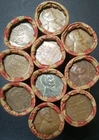 LOT of 10 Unsearched Wheat Penny Rolls 1909-1958