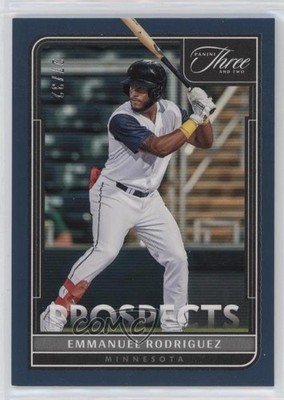 2022 Panini Three and Two Prospects Full Count 27/32 Emmanuel Rodriguez x2o