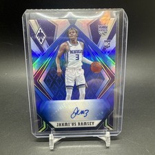 JAHMI'US RAMSEY 2020-21 CHRONICLES PHOENIX ROOKIE Blue Prizm Auto /25